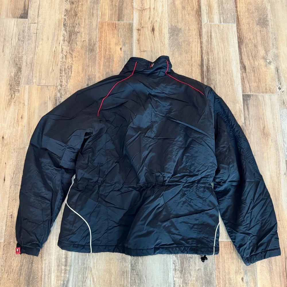 Vintage Tommy Hilfiger Puffer‎ Ski Style Jacket Men's Size XL Black Logo 2005